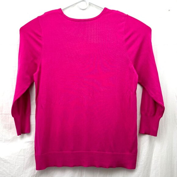 Torrid Pullover Fitted Crewneck Open Chest Sweater Women +3 Hot Pink - Picture 2 of 7